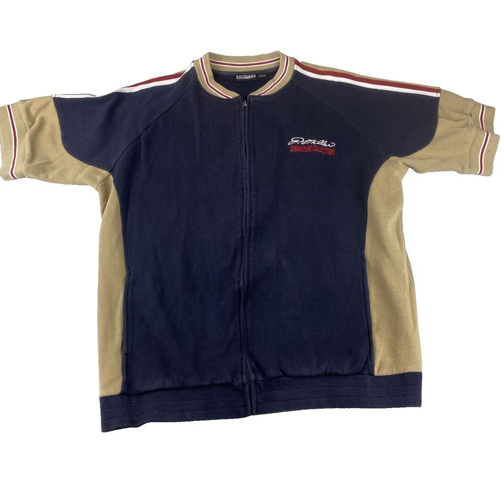 P. Miller Signature Sweatshirt Jacket Y2K XL navy Blue Master P Vintage Hip Hop‎
